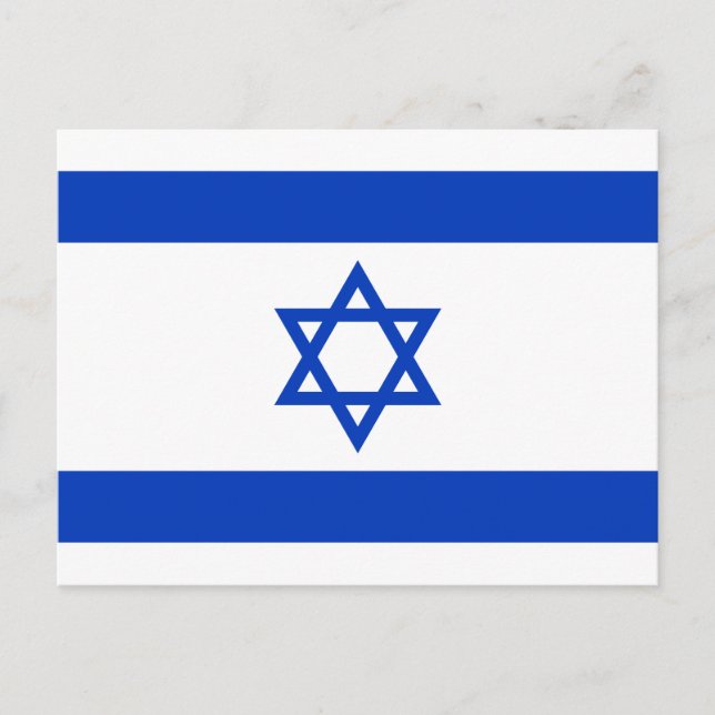Carte postale Drapeau Israël (Devant)