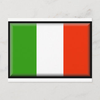 Carte Postale Drapeau Italie