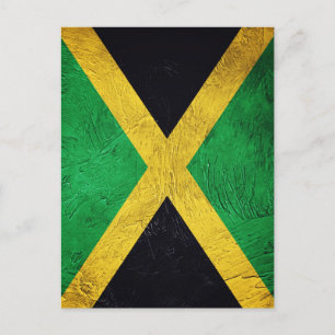Carte Postale Drapeau jamaïcain