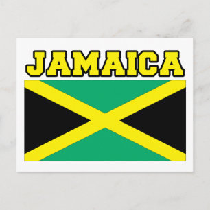 Carte Postale Drapeau Jamaïque