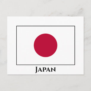 Carte Postale Drapeau japonais