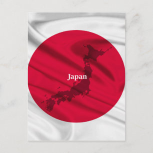 Carte Postale Drapeau japonais