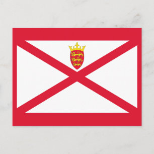 Carte Postale Drapeau Jersey