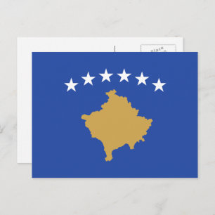 Carte Postale Drapeau kosovar, Drapeau du Kosovo