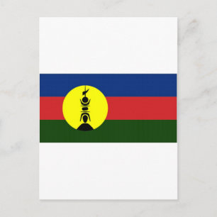 Carte Postale Drapeau local Kanaky de Nouvelle-Calédonie