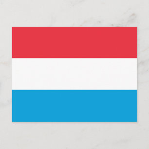 Carte postale Drapeau Luxembourg