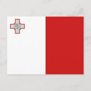 Carte postale Drapeau Malte
