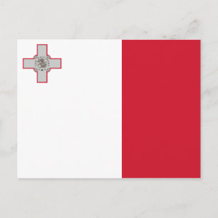 Carte postale Drapeau Malte