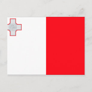 Carte Postale Drapeau Malte