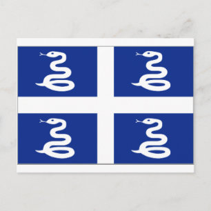 Carte Postale Drapeau Martinique