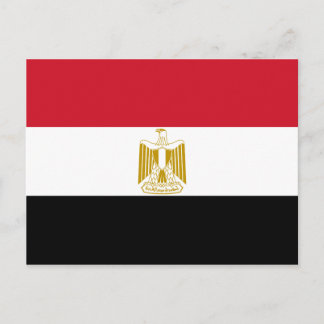 Carte Postale Drapeau mondial de l'Égypte