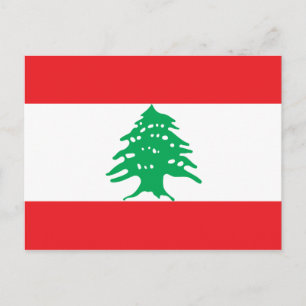 Carte Postale Drapeau mondial du Liban