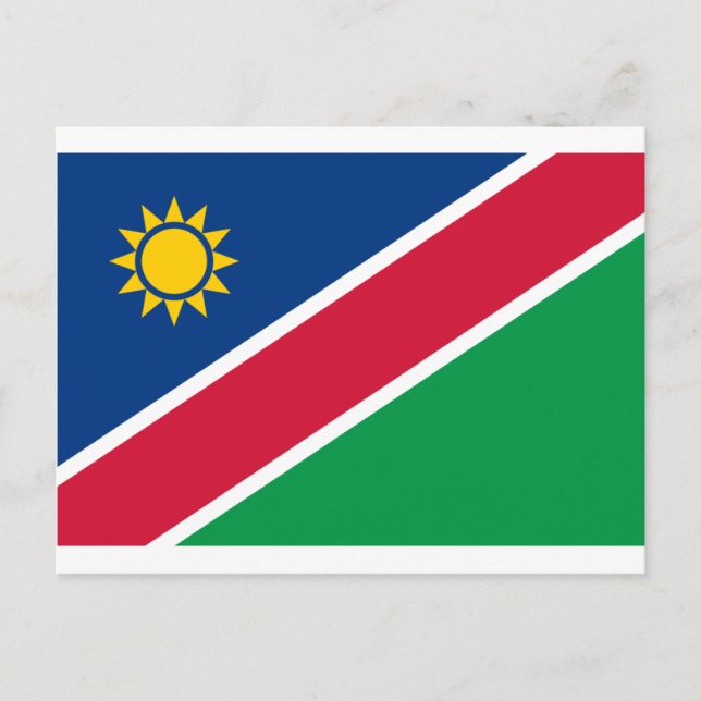 Carte Postale Drapeau Namibie (Devant)