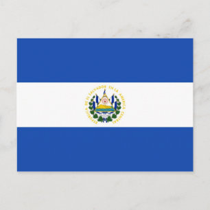 Carte Postale Drapeau national du Salvador