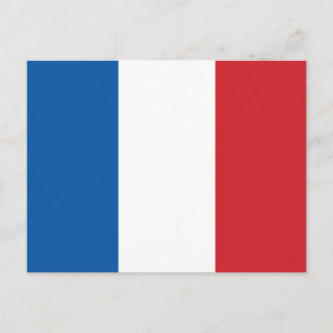 Carte Postale Drapeau ordinaire de France