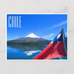 Carte Postale drapeau osorno chili