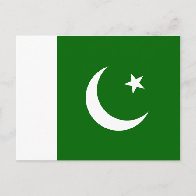 Carte postale Drapeau Pakistan (Devant)