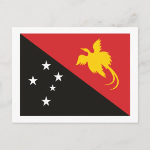 Carte postale Drapeau Papouasie-Nouvelle-Guinée