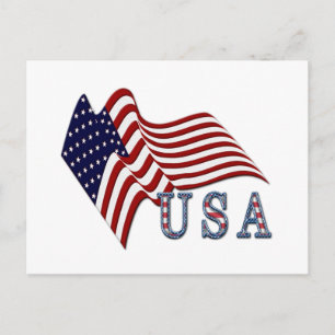 Carte postale Drapeau Patriotique