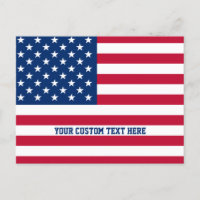 Drapeau personnalisé des États-Unis étoiles et ban