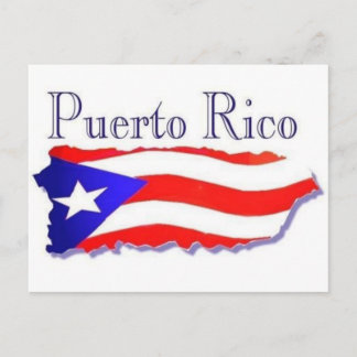 Carte Postale Drapeau Porto Rico Boricua