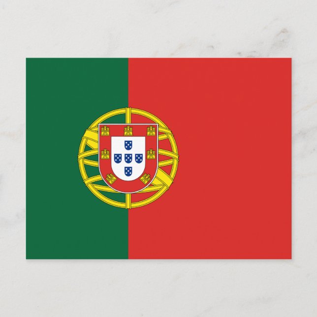 Carte Postale Drapeau portugais (Devant)