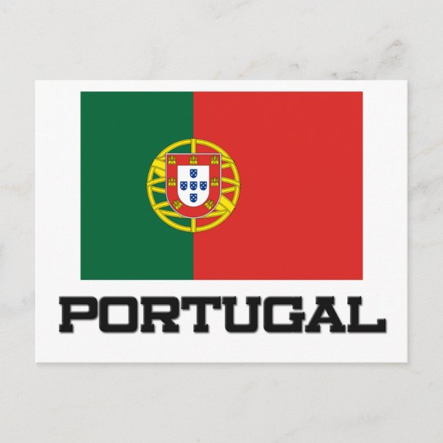 Carte Postale Drapeau Portugal (Devant)
