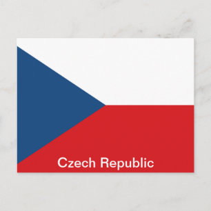 Carte Postale Drapeau République tchèque