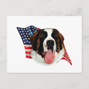 Carte Postale Drapeau Saint Bernard (brut)