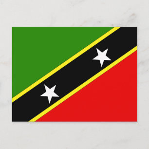 Carte Postale Drapeau Saint Christopher Nevis