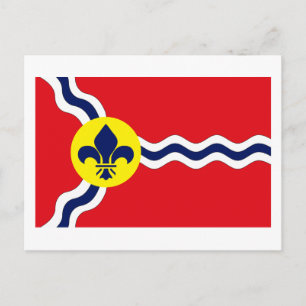 Carte postale Drapeau Saint-Louis