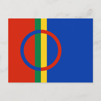 Carte postale Drapeau Sami