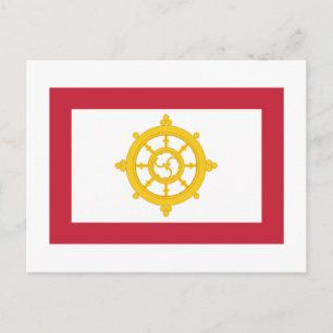 Carte Postale Drapeau Sikkim