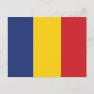 Carte Postale Drapeau simple de la Roumanie