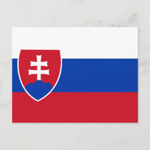 Carte Postale Drapeau slovaque