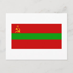 Carte Postale Drapeau SSR moldave