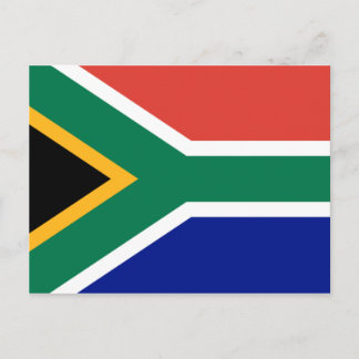 Carte Postale Drapeau sud-africain