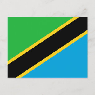 Carte postale Drapeau Tanzanie