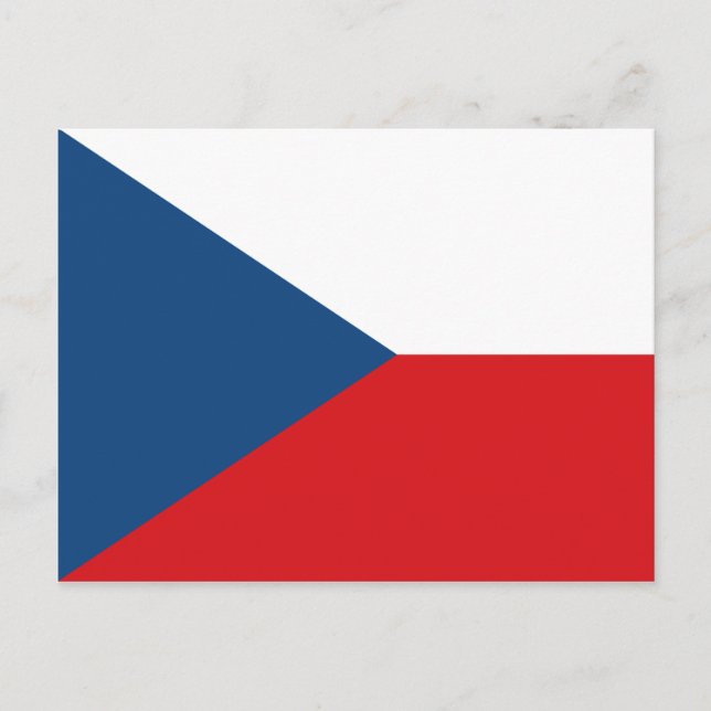 Carte Postale Drapeau tchèque (Devant)