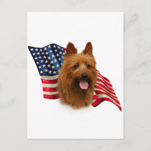 Carte Postale Drapeau Terrier australien