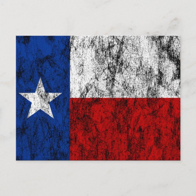 Carte Postale drapeau texas (Devant)