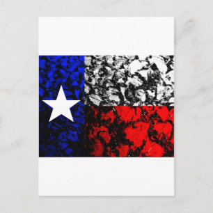 Carte Postale Drapeau Texas