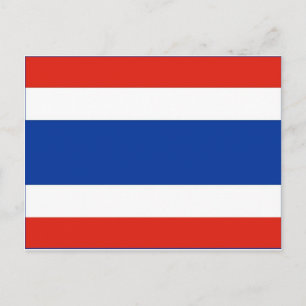 Carte Postale Drapeau Thaïlande