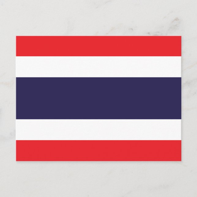 Carte postale Drapeau Thaïlande (Devant)