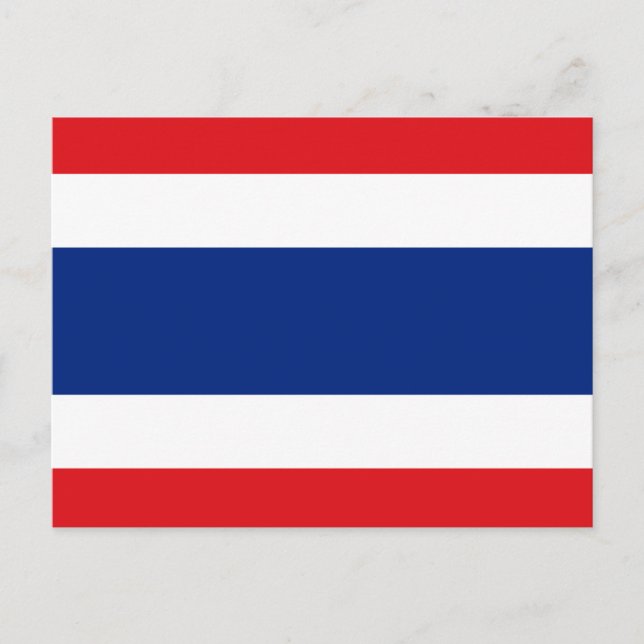 Carte Postale Drapeau Thaïlande (Devant)