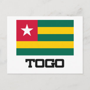 Carte Postale Drapeau Togo