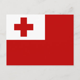 Carte postale Drapeau Tonga