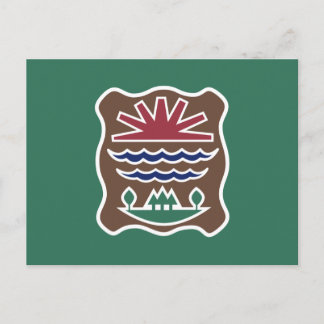 Carte Postale Drapeau tribal de la nation Abenaki occidentale