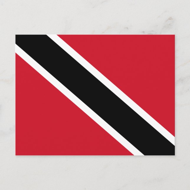 Carte postale Drapeau Trinité-et-Tobago (Devant)