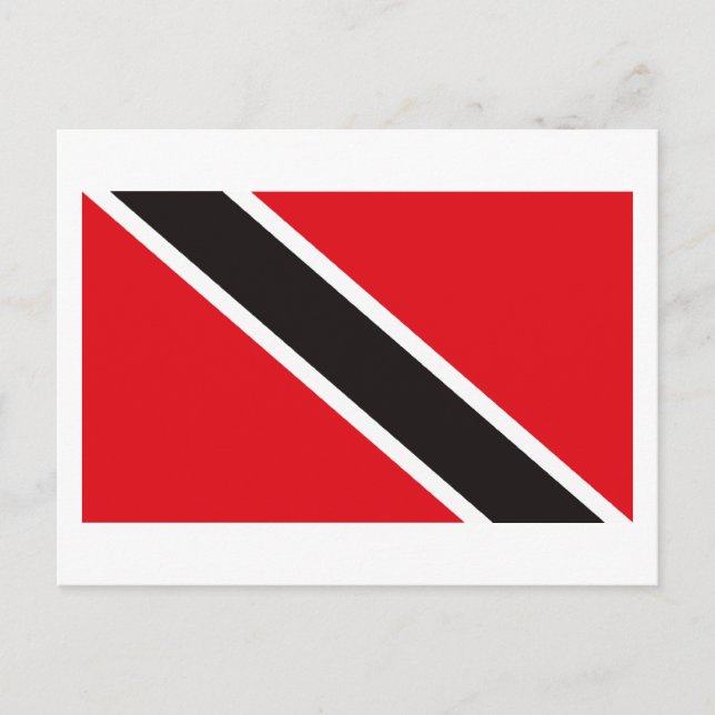Carte postale Drapeau Trinité-et-Tobago (Devant)